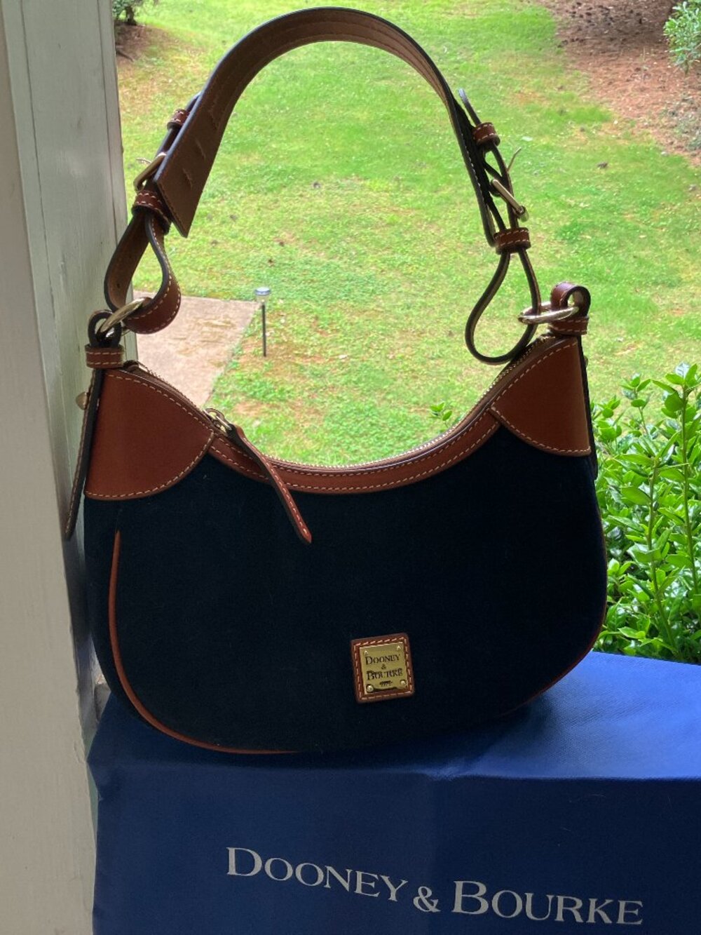 Dooney & Bourke Small Suede Shoulder Bag
